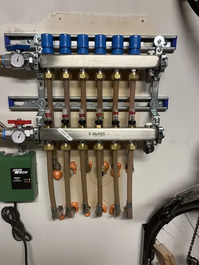 Plumber performing Gas Leak Detection at a residential property in Oakwood